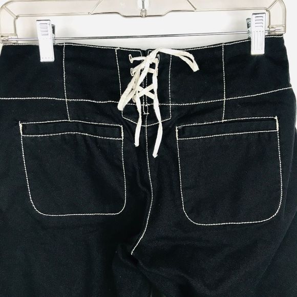 Free People Sailor Back Lace up Cropped Pants - Picture 4 of 7